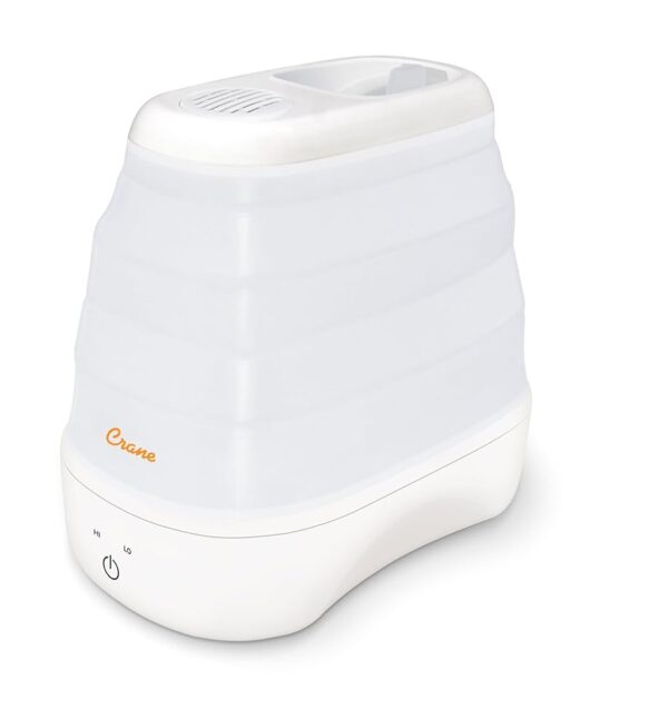 1 Gal. Warm Mist Collapsible Humidifier, White, Top Fill, for Medium Rooms Up to 500 sq. ft.