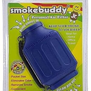 100% Authentic Smoke Buddy Personal Air Purifier (Blue, Junior)