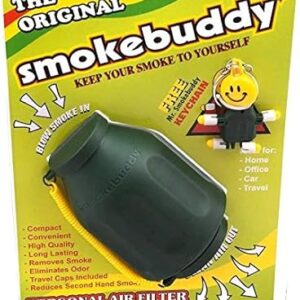 100% Authentic Smoke Buddy Personal Air Purifier (Green, Original)