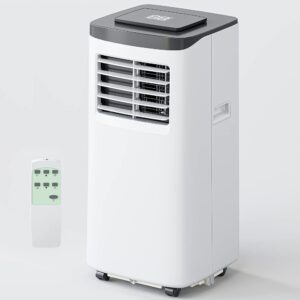 10000BTU Portable Air Conditioners - Portable AC Unit with Built-in Dehumidifier Fan Mode for Room up to 350 sq.ft. - Room Air Conditioner with 24H Timer & Remote Control Window...