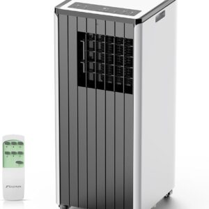 12000BTU Portable Air Conditioners - Portable AC Unit with Built-in Dehumidifier Fan Mode for Room up to 450 sq.ft. - Room Air Conditioner with 24H Timer & Remote Control Window...