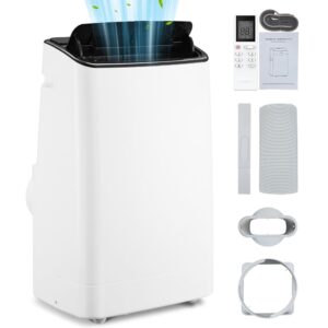 14000BTU Portable Air Conditioner, Air Conditioners with Remote Control, Portable AC Unit Cools Room up to 750 Sq.ft Spaces, 3IN1 Quiet AC Unit with Cool/Fan/Dehumidifier Modes,...