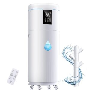 17L/4.5Gal Ultra Large Humidifiers for Bedroom 2000 sq ft, Quiet Humidifiers for Large Room, Tower Humidifier with 4 Mist Mode & Extension Tube for Home School Office Commercial...