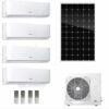 18000BTU Ductless Multi 9k Zones Mini Split Air Conditioner & Heater - 2 Zones, White