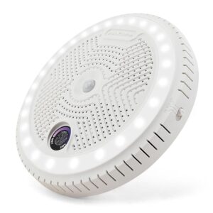 2-in-1 Rechargeable Dehumidifier with Motion Sensor LED Light, Perfect For Gun Safe, Gun Cabinet and other enclosed areas, ETL Approved (White)