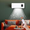 2 in1 Portable Smart Air Conditioner Ytfisthu Mini Wall Mounted Split AC/Heating System - Air Conditioner & Heater, Portable Smart Air Conditioner, Air Curtain Fan with Remote...
