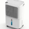 2500 Sq. Ft Dehumidifier for Basement, 34 Pint Dehumidifiers For Home, Large Room, Auto Drain or Manual Drainage, Digital Control Panel, Auto Defrost, 24H Timer, Child Lock