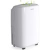 2500 Sq.Ft Dehumidifier for Home Basement and Large Room, Upgraded 34 Pints Dehumidifiers with Drain Hose & 0.528 Gallon Water Tank, Auto or Manual Drainage, Auto Defrost, Dry...