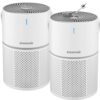 2Pack Air Purifiers for Bedroom 5 Layers H13 HEPA Air Filter with Aroma Air Purifiers for Home Pets,Desktop,Kitchen,Filter 99.99% Smoke,Pollen, Pet Dander,Dust,Ozone...