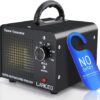 30000mg/h Ozone Generator - Powerful Commercial Ozone Machine for Home, Car, and More - Effectively Eliminate Odors, Smoke, and Pet Odors with High Capacity (Black)