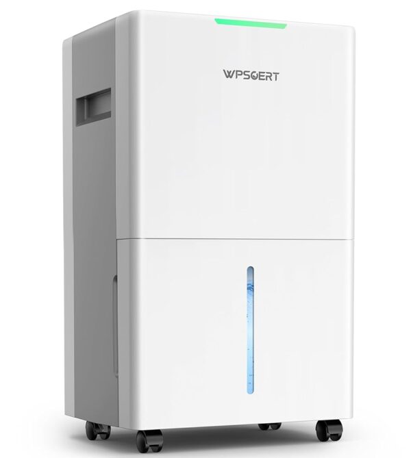 4,000 Sq.Ft Dehumidifier for Basement with Drain Hose, 45 Pints Dehumidifiers for Home Large Room, Bedroom Intelligent Humidity Control with Auto Shut Off, Auto Defrost, Dry...