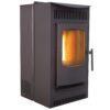41278 Serenity Pellet Stove, 1,500 square ft. Heating Capability, Smart Controller Features Manual, Weekly, Thermostat and Eco Operating Modes, 40lb Hopper Capacity, Easy Clean...