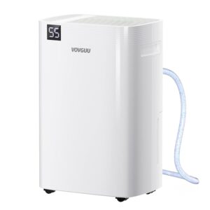 4500 Sq.Ft 52 Pints Dehumidifier for Basement and Home with Drain Hose & Water Tank, 3 Smart Modes, Humidity Control, Auto Defrost, 24H Timer- 2024 Energy Star Dehumidifer for...