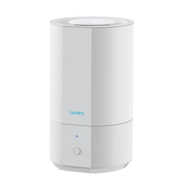 4L Top Fill Humidifiers for Bedroom Large Room Nursery, Cool Mist Humidifier With Ultrasonic Quiet, Auto Shut-off and Easy to Clean, Last up to 40 Hours, White