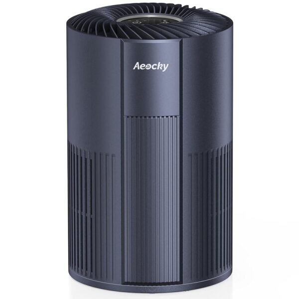 5-in-1 HEPA Aeocky Air Purifier for Home with Washable Pre-Filter, Activated Carbon Filter, Aroma box, Quiet portable air purifier for Pollen, Smoke, Dust, For Bedroom, Desktop,...