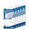 5 Packs Hanging Moisture Absorber, Hanging Closet Dehumidifier Bags, efficient humidity absorber, suitable for Wardrobes, bedroom, bathroom. Hanging Moisture Absorbe 9.8 oz