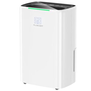 5000 Sq.ft Energy Star Dehumidifier for Basement, PLUSCENT 52 Pints Quiet Dehumidifiers with Drain Hose for Home Large Room Bedroom, Smart Humidity Control & Monitor, 4...