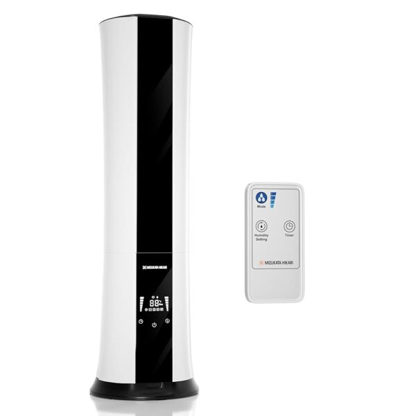 6.5L Top-Fill Cool Mist Humidifier for large room/bedroom, Touch Screen, 55-Hour Operation, 8-Hour Timer, 3-Level Adjustable Mist, Auto Shutdown, Quiet Operation, Versatile Design