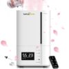 6L Humidifiers for Bedroom Large Room, Cool Mist Humidifier for Baby and Plants, Top Fill Humidifiers with Remote Control, Smart Humidistat Control, Timer, Quiet, Adjustable Mist