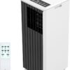 8,000BTUs Portable Air Conditioners Room Up to 350 Sq.Ft, 4-In-1 Portable Ac With Cool, Fan, Dehumidifier & Sleep Mode, Indoor Ac Unit w/Remote Control, 24H Timer, Window...