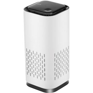 A1 2021 Mini HEPA USB-C Powered Air Purifier. Ultra Portable (5.2in tall, 6.7 ounces), Ultra Quiet. for Travel, In-Car and Desktop (White)