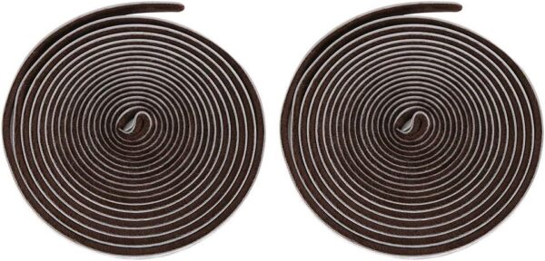 Adhesive sealing Strip Weatherstrip for window and Doors House Soundproofing, Door and window seals, Windproof, even better Stickiness Household Dust(2Pcs 9by5mm), Door and...