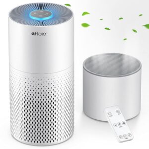 Afloia Air Purifier And Humidifier Combo For Home, 22Db| 7 Colors Night Air Purifiers 2 In 1 With Remote Control, Quiet Air Cleaner Removing 99.99% Smokers Odor And Pollen For...