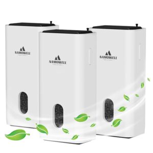 Air Purifier Plug In 3 pack, Air Ionizers for Home, Negative Ion Generator for Rooms With Odor and Smoke, Usually Used in Bedrooms, Pet Rooms, Toilets, Garages, Small Rooms