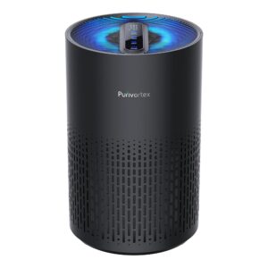 Air Purifiers for Bedroom, H13 True HEPA Filter for A11ergies, Pollen, Smoke, Dusts, Pets Dander, Odor, Hair, Ozone Free, 20db Quiet for Home, Room, Kitchen, SGS Certificaion -...