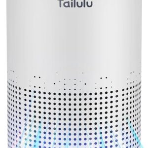 Air Purifiers for Bedroom Home Pets 800 Ft², Tailulu H13 True HEPA Air Filter Portable Air Purifier with 12dB Sleep Mode, Speed Control, Timer, Quiet Air Cleaner For Odor Dust...