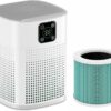 Air Purifiers for Bedroom, Honeyuan H13 HEPA Air Purifier for Home Large Room 600 sqft, Air purifiers with 360°Air Intake, 3 Fan Speeds, 3-Stage Filtration, White
