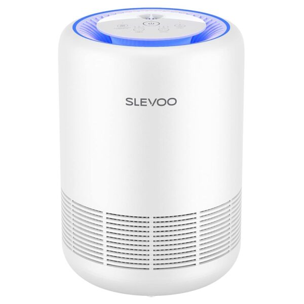 Air Purifiers for Bedroom Pets Smokers in Home, H13 True HEPA Filter Air Cleaner with Fragrance Sponge, Night Light, Timer, Effectively Clean Smoke, Dust, Pollen, Pet Dander,...