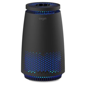 Air Purifiers for Home Bedroom, 3-in-1 HEPA Filter for Pets Dander Dust Pollen Smoke Odors, Quiet Air Cleaner with Sleep Mode, 12H Timer, Night Light, Aromatherapy, Safety Lock,...