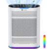 Air Purifiers for Home Large Room Cover 2,100 Ft²,Home Air Purifier with Air Quality Monitor & Aromatherapy,Auto H13 Air Purifier Removes Pets Hair Dust Smoke Odor,with 7 Colors...