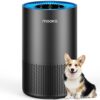 Air Purifiers for Home Large Room Pets Up to 1300 Sq Ft, MOOKA H13 True HEPA Air Purifier Cleaner with 360° Air Inlet, Fragrance, 13dB Air Purifier for Bedroom Wildfire Smoke...