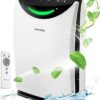 Air Purifiers for Home Large Room Up to 1035 Sq Ft - 4 in 1 Humidifier and Air Purifier in One, UV-C Light and Ionizer - Ultra Quiet Air Cleaner with H13 True HEPA Air Filter...
