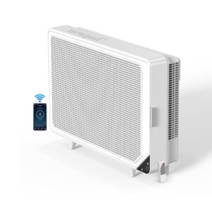 Air Purifiers for Home Large Room Up to 1345 sq.ft, Wall-Mounted HEPA Air Purifier with PM2.5 Sensor for Bedroom, Smart Air Cleaner with Activated Carbon for Pets, WiFi & RC,...