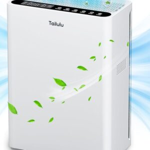 Air Purifiers for Home Large Room up to 1740ft², CADR 400m³/h+, H13 HEPA Air Filter for Pets Hair, Pollen, Dander, Smoke, Smell, Sleep Mode, Auto Mode, Quiet Air Cleaner for...