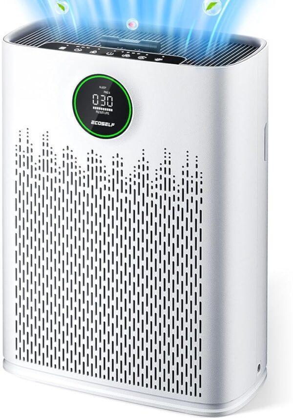 Air Purifiers for Home Large Room, with Smart Mode, PM2.5 Air Quality Display, 22dB Sleep Mode, Aromatherapy, Cover Up to 1295 Ft² with 2X-Purification & 360°Air Outlet, HAP603,...