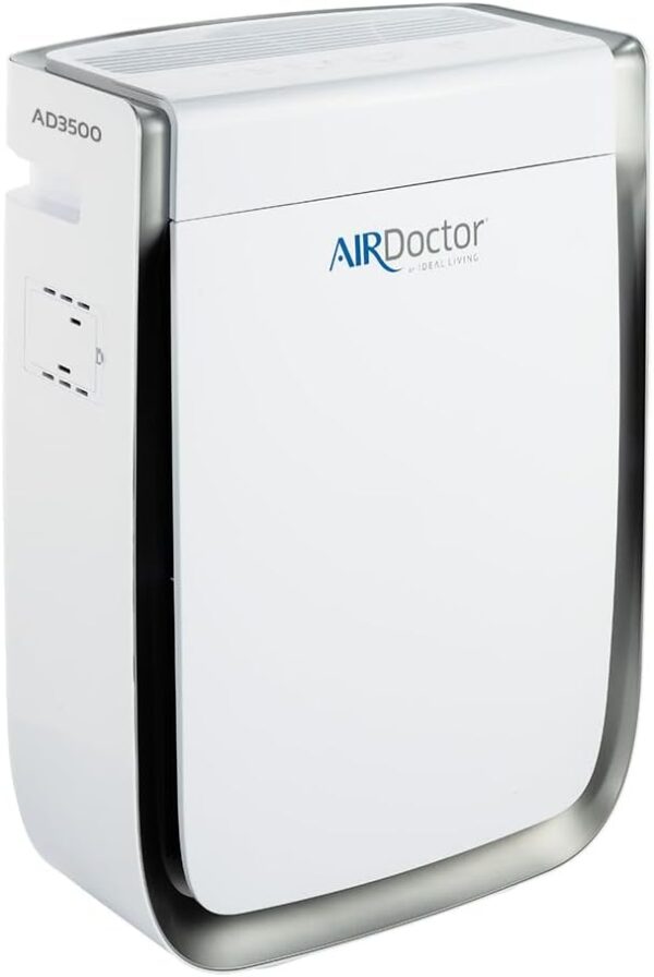 AIRDOCTOR AD3500 Air Purifier for Home and Large Rooms Up to 1260 sq. ft. 2x/hour | UltraHEPA, Carbon, VOC Filters and Air Quality Sensor. Captures Particles 100x Smaller Than...