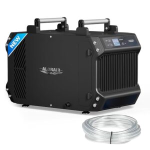 ALORAIR Crawlspace Dehumidifiers Energy Star, 145 Pint Commercial Dehumidifier for Basements with Drain Hose, 1,800 Sq.Ft Auto Defrost Compact Portable Industry Crawl Spaces...