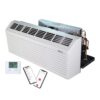 AMANA PTAC 12,000 BTU Air Conditioner Heat Pump PTH123K35AXXX with 3.5 kW Heater 20 Amp plug, White