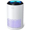 AROEVE Air Purifiers for Home, Air Purifier Air Cleaner For Smoke Pollen Dander Hair Smell Portable Air Purifier with Sleep Mode Speed Control For Bedroom Office Living Room,...