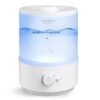 ASAKUKI Humidifiers for Bedroom, 3L Top Fill Cool Mist Humidifiers for Baby Nursery & Plants, 3-IN-1 Quiet Air Humidifier, Oil Diffuser & Night Light for Large Room Home, Auto...