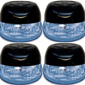 Bluonics Fresh Aire 4-Pack Water Air Washer, Night Light 7 LED Changing Colors & White Noise