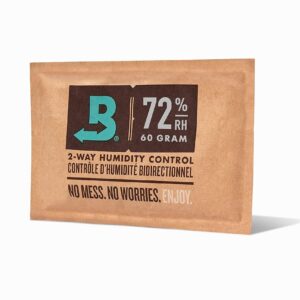 Boveda 72% Two-Way Humidity Control Packs for Storing Up to 25 Items – Single – for Wood Containers – Moisture Absorber – Humidifier Pack – Individually Wrapped Hydration Packet