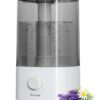 BREEZOME 4L Humidifiers for Bedroom, Essential Oil Diffuser, Top Fill Cool Mist Ultrasonic Humidifiers for Baby, Plants, Nursery, Humidifiers for Large Room Last up to 50 Hours,...