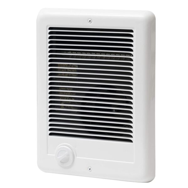 Cadet Com-Pak Electric Wall Heater Complete Unit with Thermostat (Model: CSC151TW, Part: 67509), 5120 BTU, 120 Volt, 1500 Watt, White
