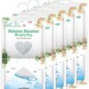 CANAGER Hanging Moisture Absorber,Hanging Dehumidifier Bags for Closet,Bedroom and Kitchen,Fragrance Free-5 Packs,Moisture Absorb 12.5OZ