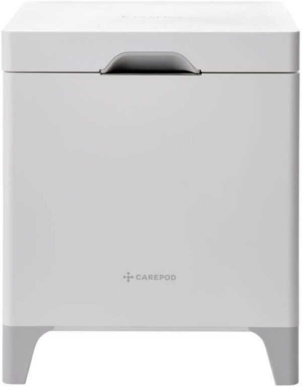 Carepod Cube X50 Stainless Steel Ultrasonic Hybrid Cool and Warm Mist Humidifier, Whisper-Quiet Easy Clean for Large Room 4.2 liters, Only 3 Washable Parts, Diswasher-safe, Auto...